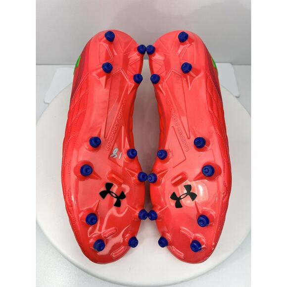 Under Armour UA Magnetico Pro 3 FG Womens Sz 11 Soccer Cleats 3027497-600 Orange - Picture 10 of 11